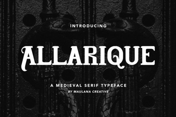 Allarique: A Classic Font for Business Branding