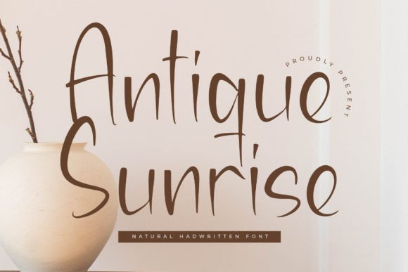 Antique Sunrise Font Review