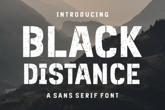 Black Distance Font Review