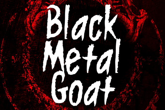 Black Metal Goat Font Review