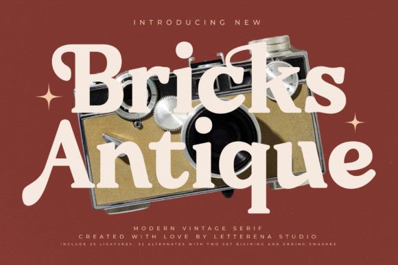 Bricks Antique: A Vintage Font for Modern Brands