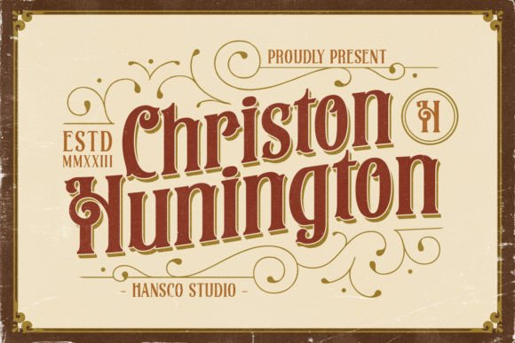 Christon Hunington Font Review