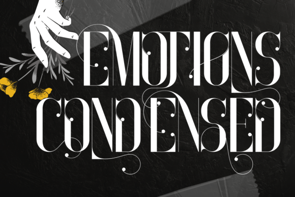 Emotions Condensed Font for Crafters