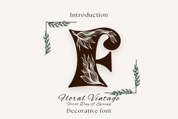 Floral Vintage Font Review