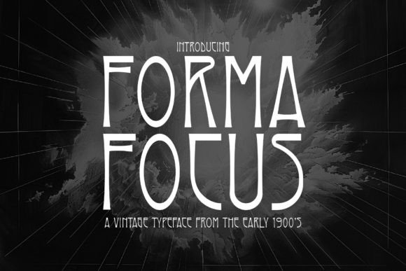 Forma Focus: A Vintage Serif Font for Digital Elegance