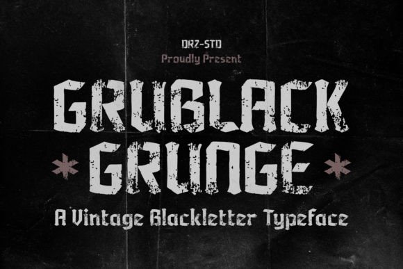 Grublack: A Vintage Blackletter Font for Business
