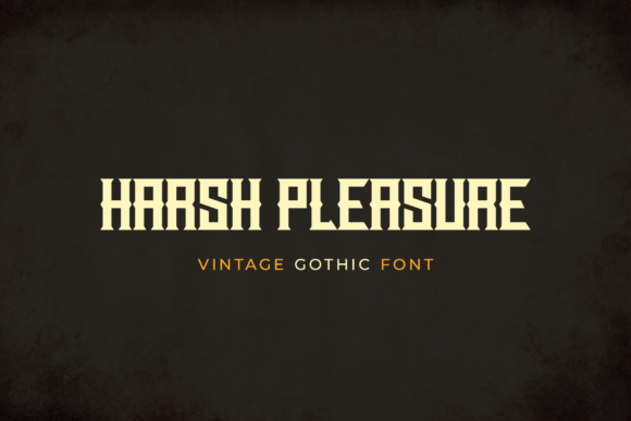 Harsh Pleasure Font Review