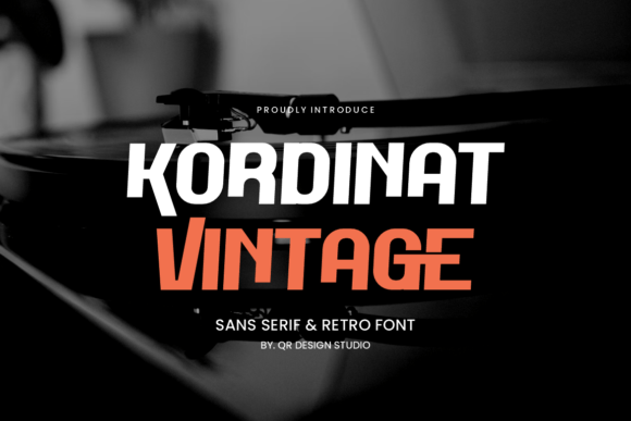 Kordinat Vintage: A Bold Font for Business