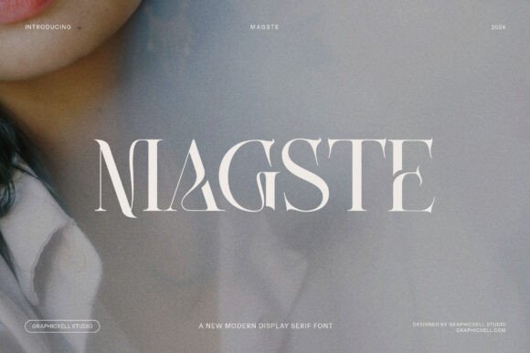 Magste: A Stylish Serif for Digital Campaigns