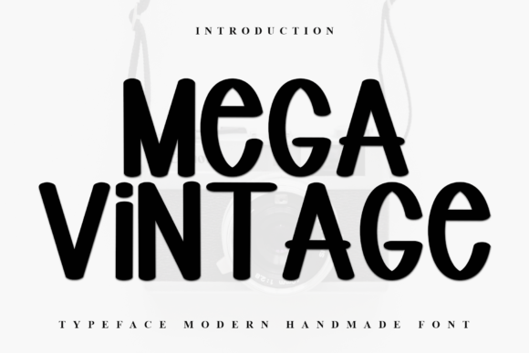 Mega Vintage Font: Timeless Elegance for Modern Design