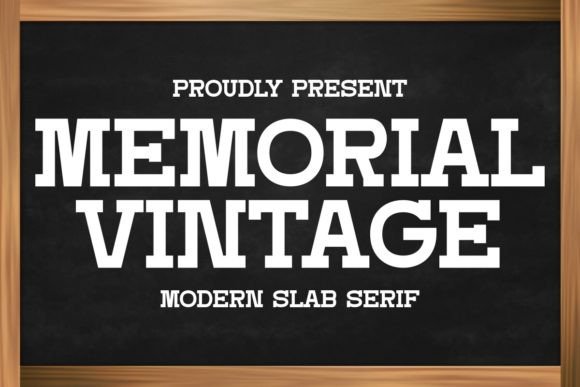 Memorial Vintage Font for Creative Marketing