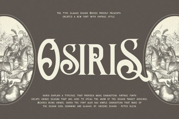 Osiris: A Stylish Serif for Web Design