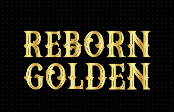 Reborn Golden: A Vintage Display Font That Anchors Campaign Visuals