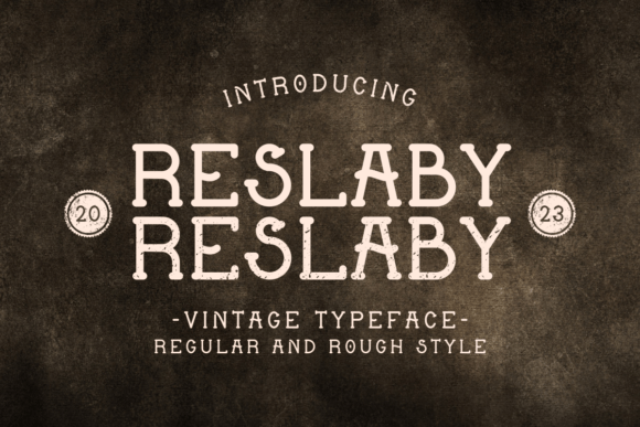 Reslaby: Vintage Slab Serif Font