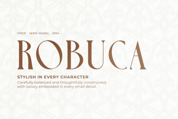 Robuca: A Serif Font for Creative Campaigns