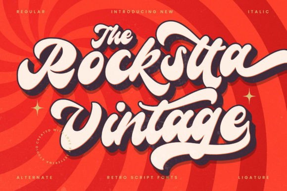 Rockstta Vintage: A Stylish Font for Business Branding