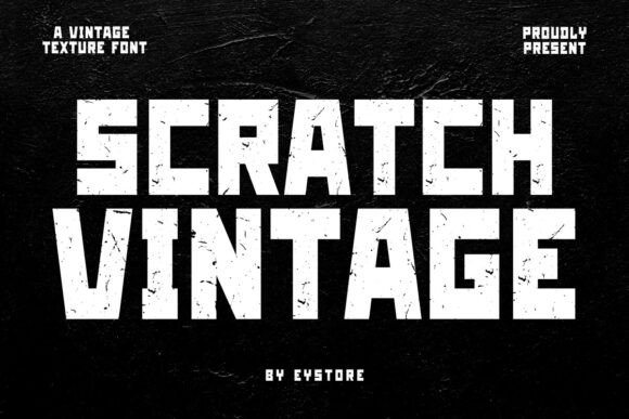 Scratch Vintage Font for Bold Design