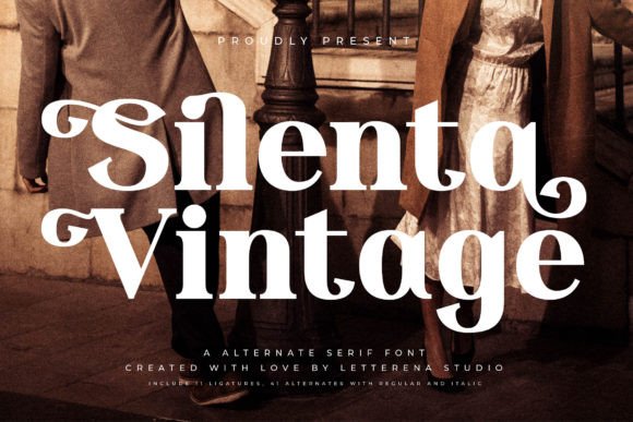Silenta Vintage Font for Creative Projects