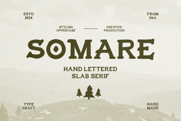 Somare: A Vintage Slab Serif for Thoughtful Design