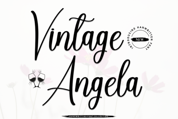 Vintage Angela Font Review