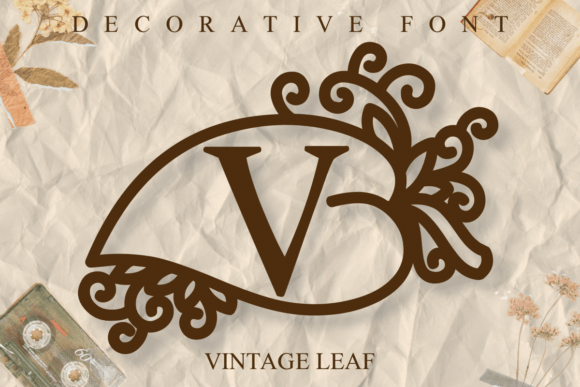 Vintage Leaf Font for Business