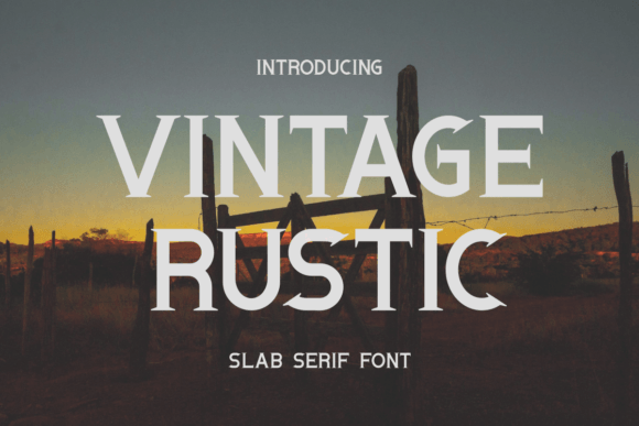 Vintage Rustic Font for Creative Projects