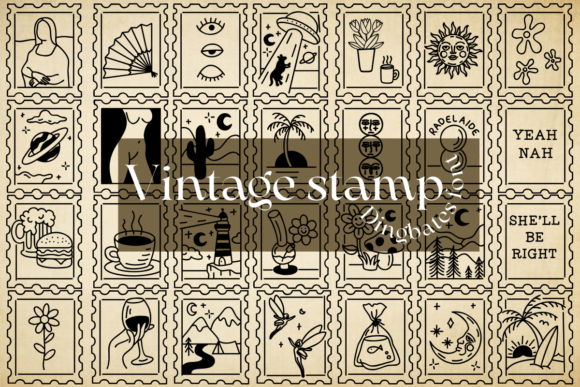Vintage Stamp Font for Timeless Campaigns