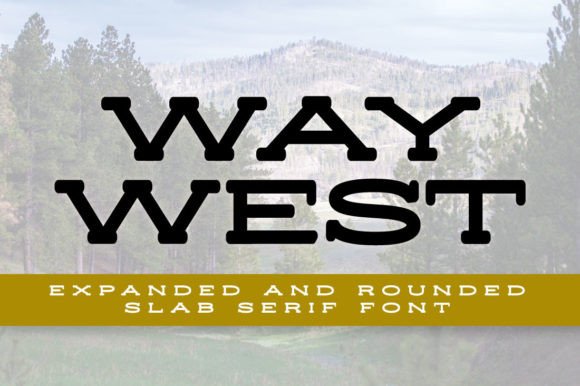 Way West Font for Creative Projects